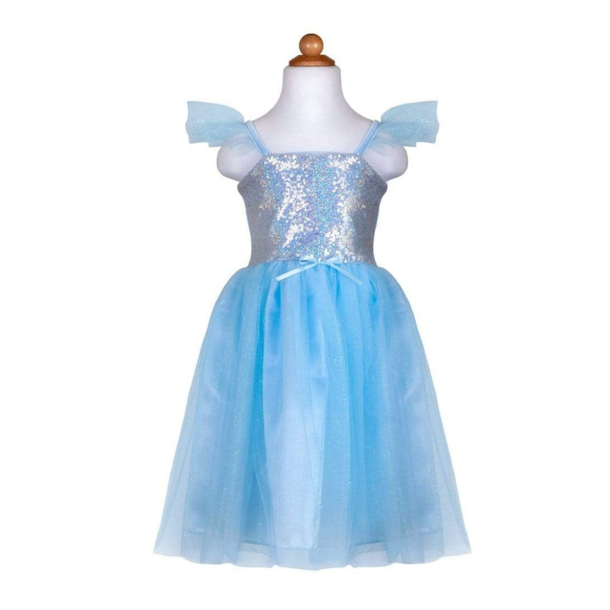Sequins Princess Dress Blue Scooter Girl Toys