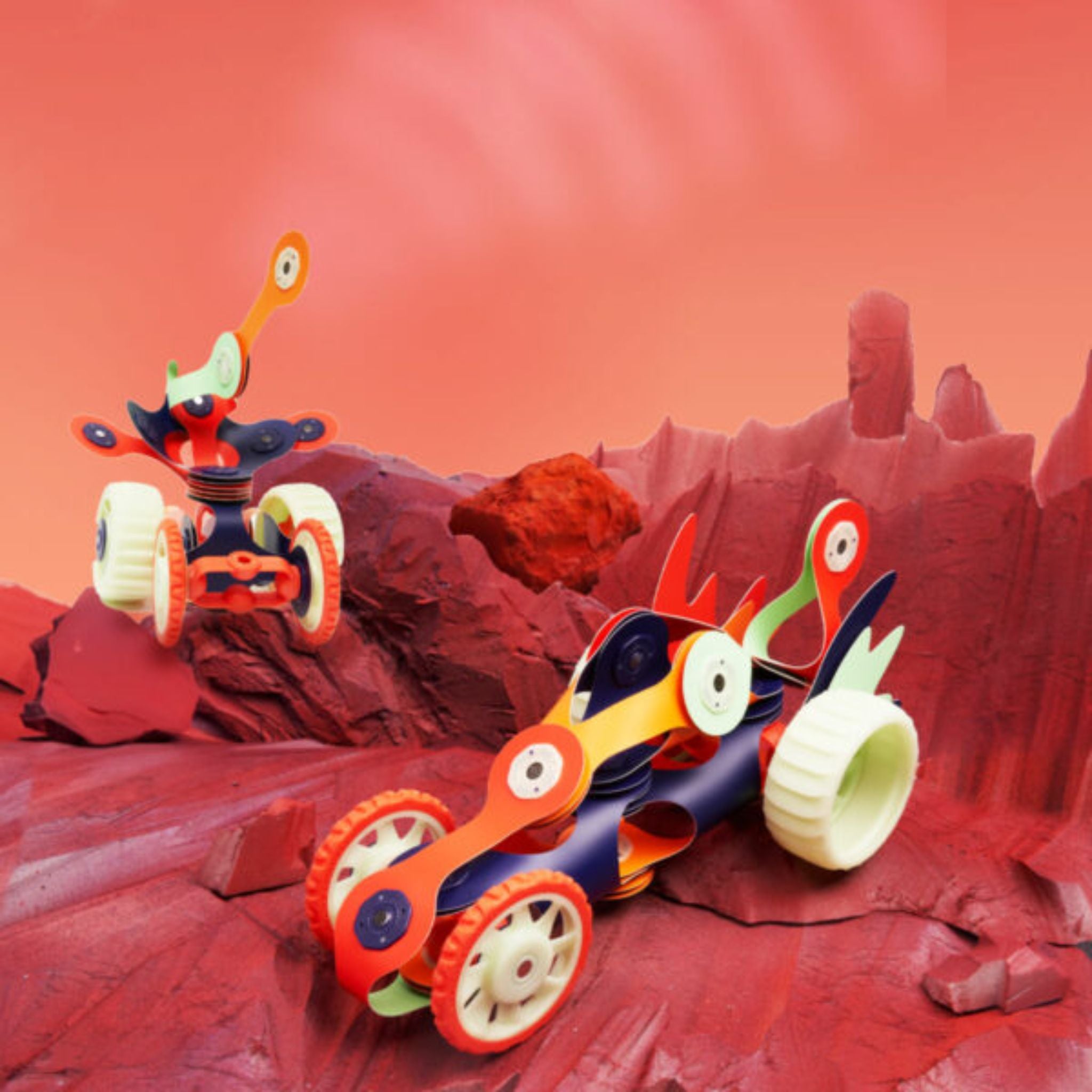 Clixo Mars Rover Pack Building Set Scooter Girl Toys