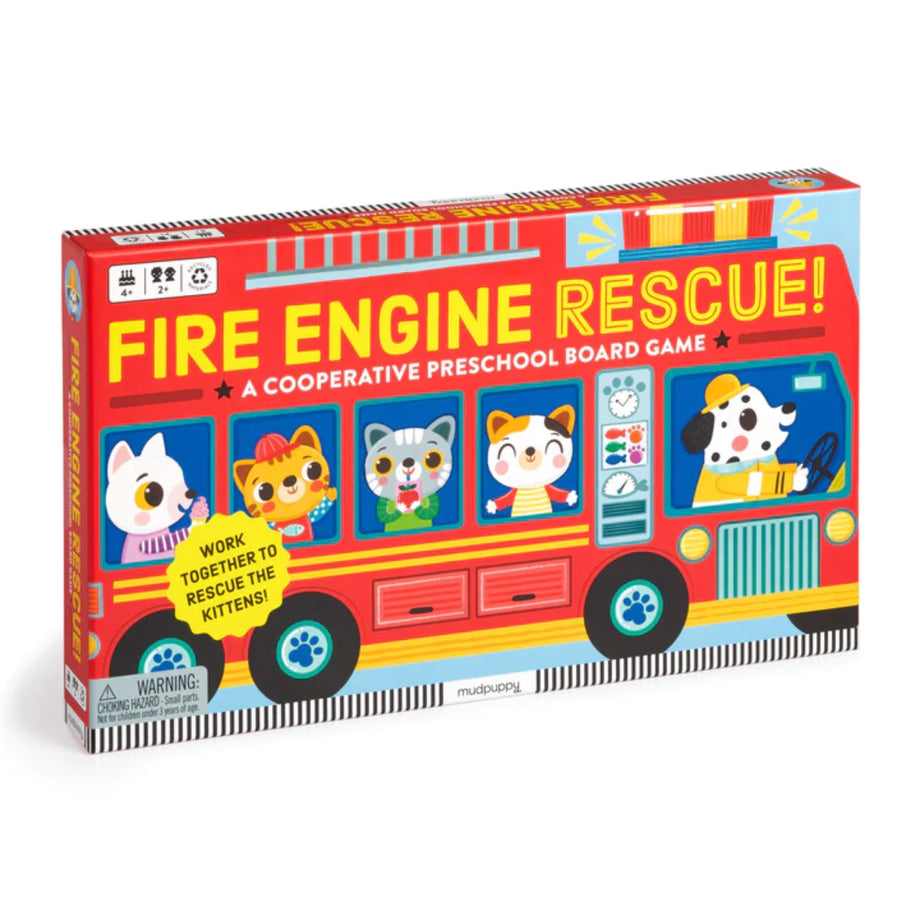 Fire Engine Rescue! Co-operative Board Game – Scooter Girl Toys