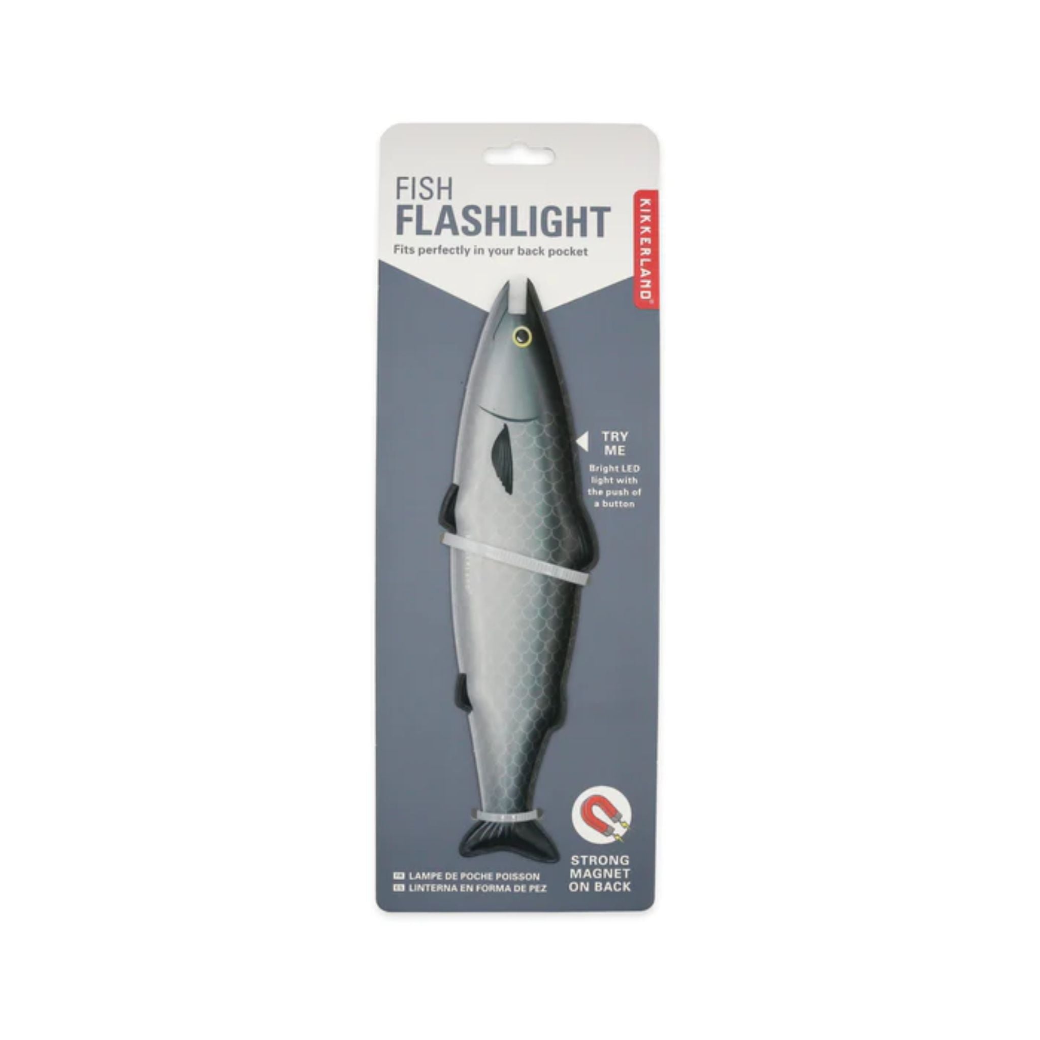 Kikkerland Magnetic Fish Flashlight