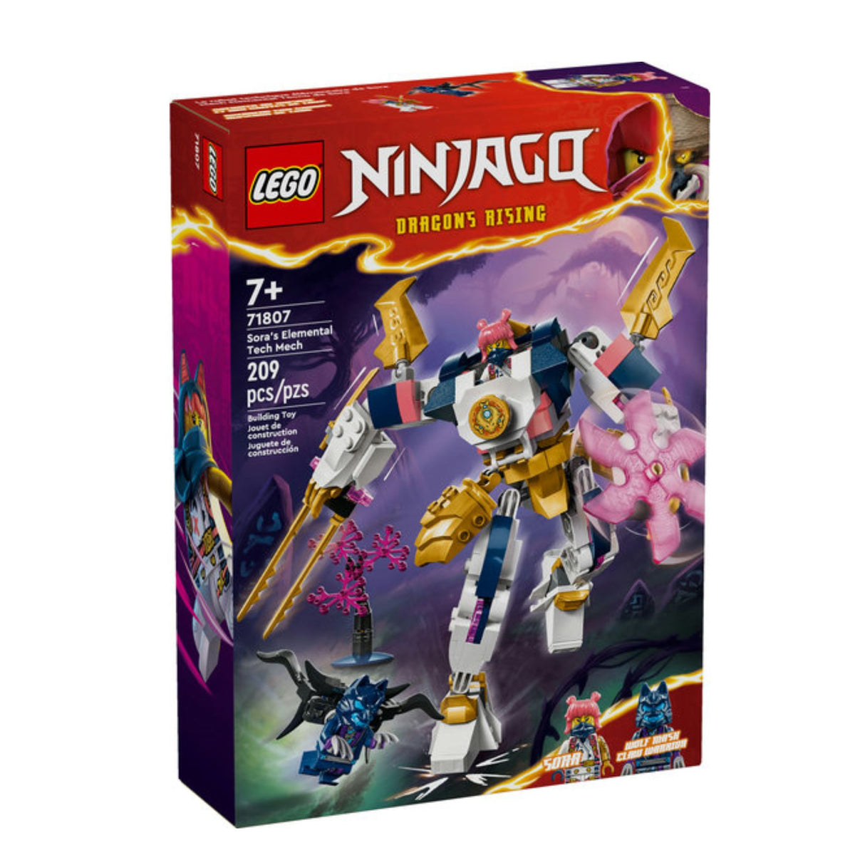 LEGO - Ninjago - Sora's Elemental Tech Mech – Scooter Girl Toys