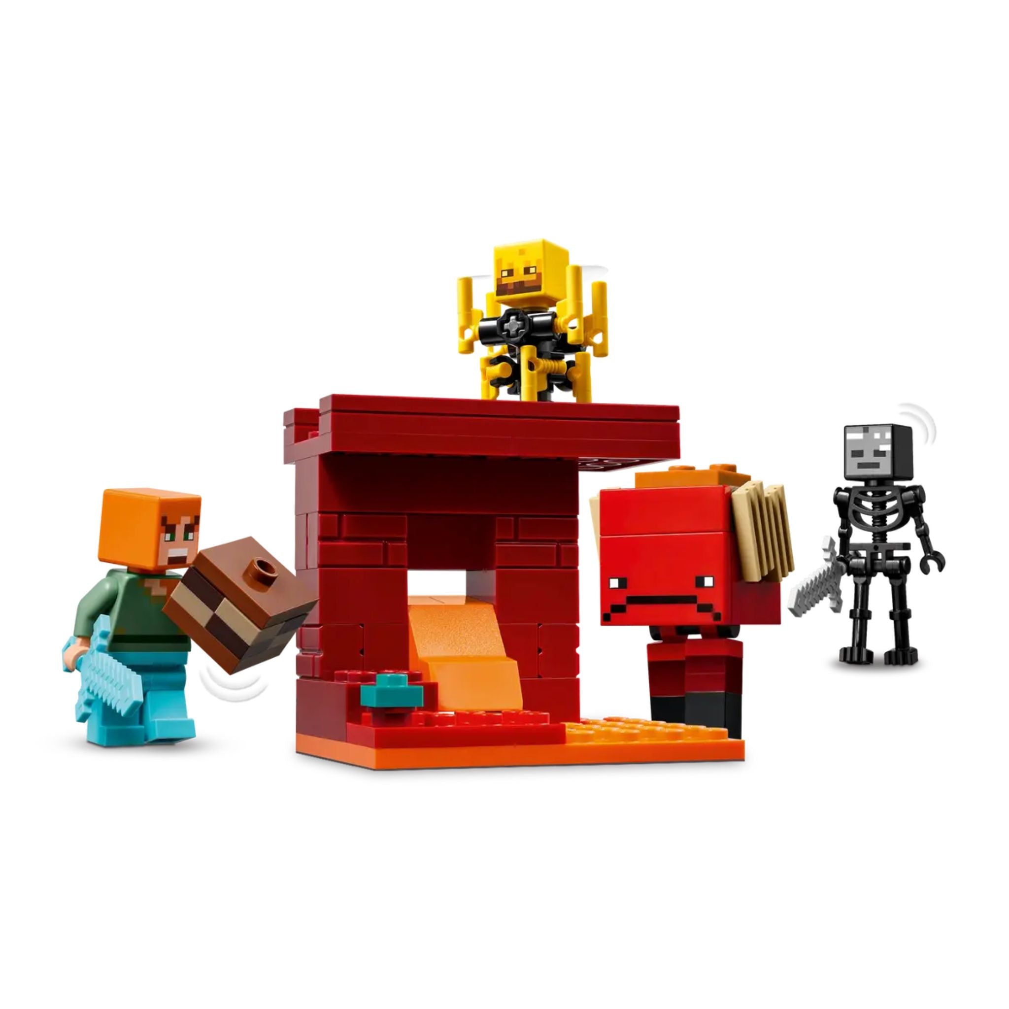 LEGO Minecraft - The Nether Lava Battle – Scooter Girl Toys