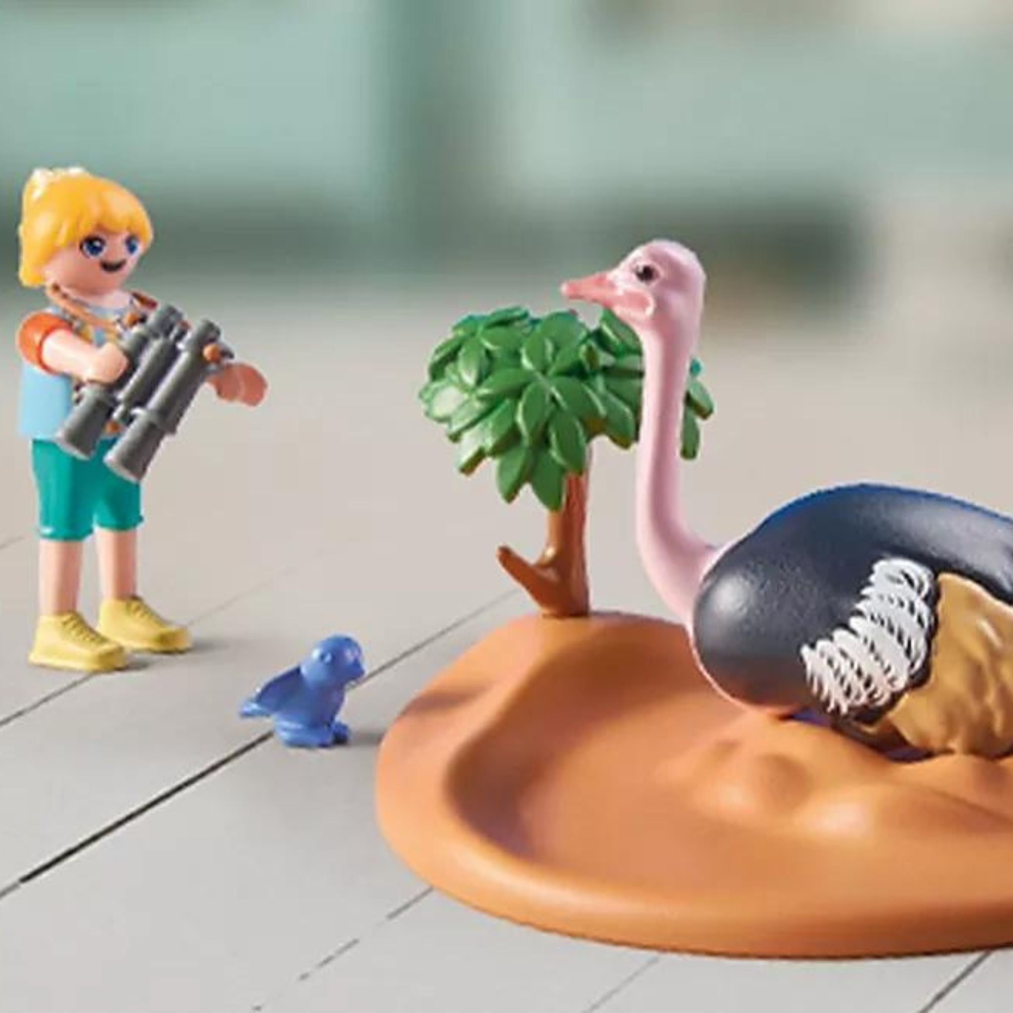 Playmobil Wiltopia - Ostrich Keepers – Scooter Girl Toys