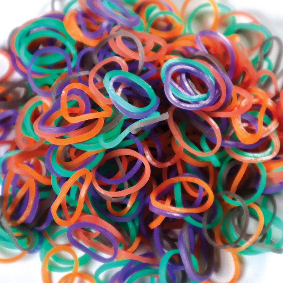tie dye rubber bands