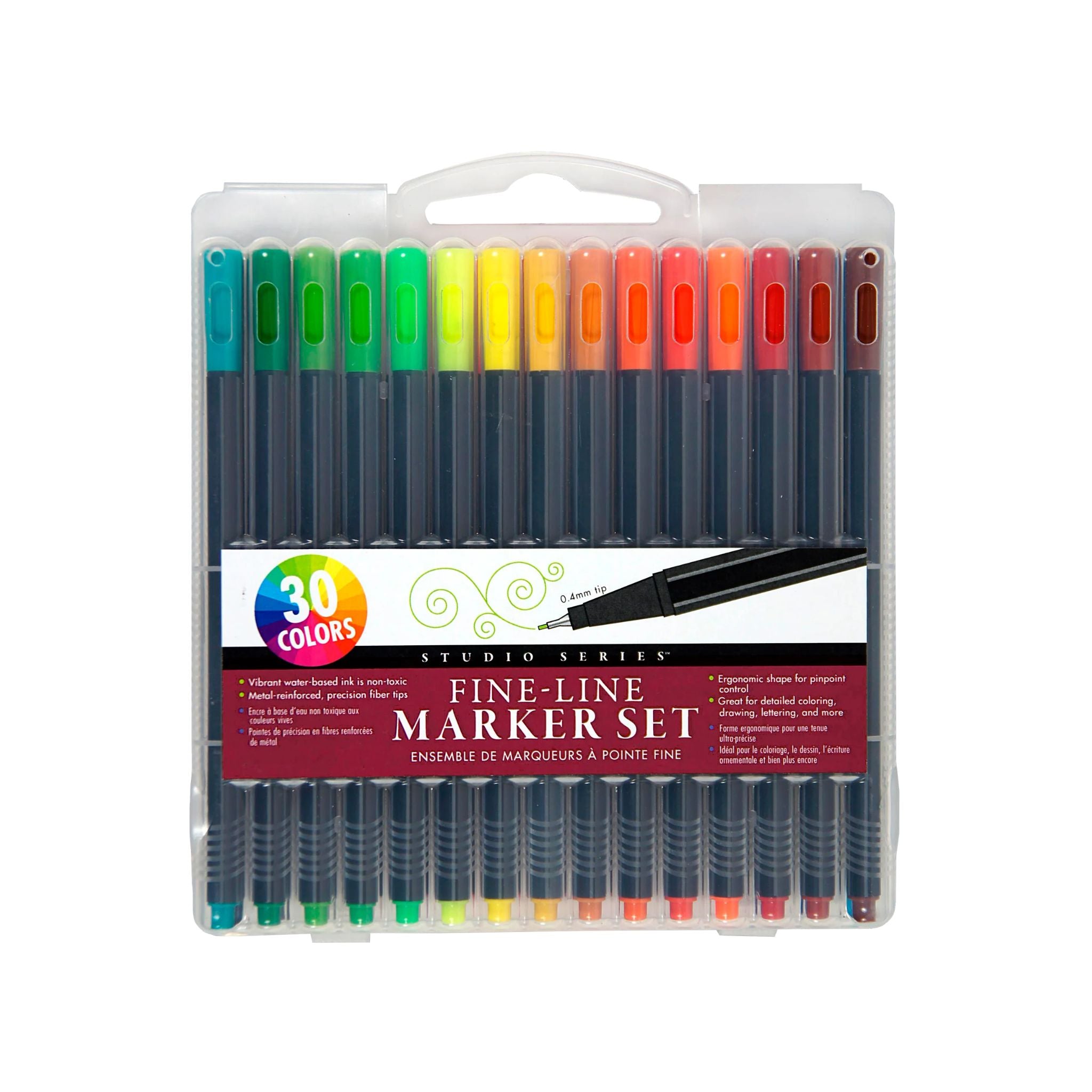 Studio Series Metallic Outline Markers (Set of 12) by Peter Pauper Press