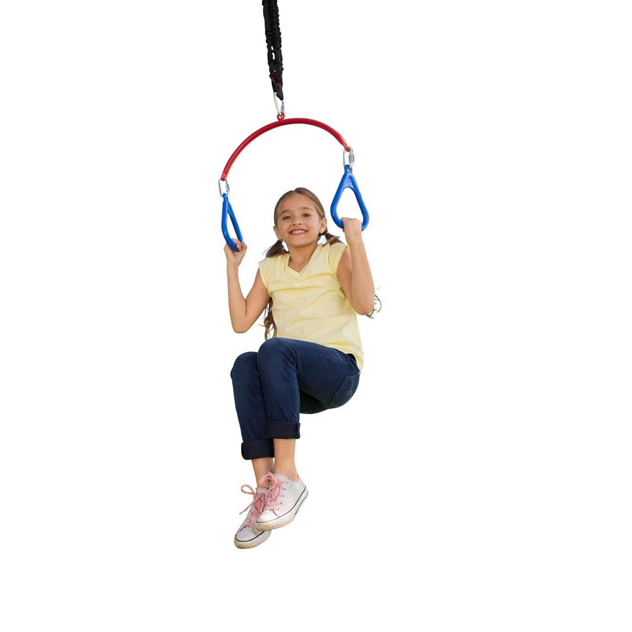 2-in-1 Bungee Bounce Swing with Hanging Rings – Scooter Girl Toys