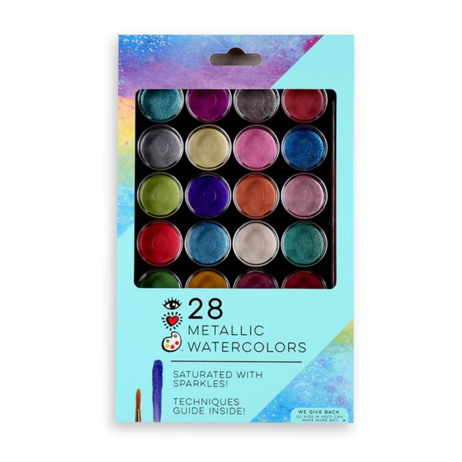 iHeartArt 12 Watercolors + Water Brush Pen – brightstripes