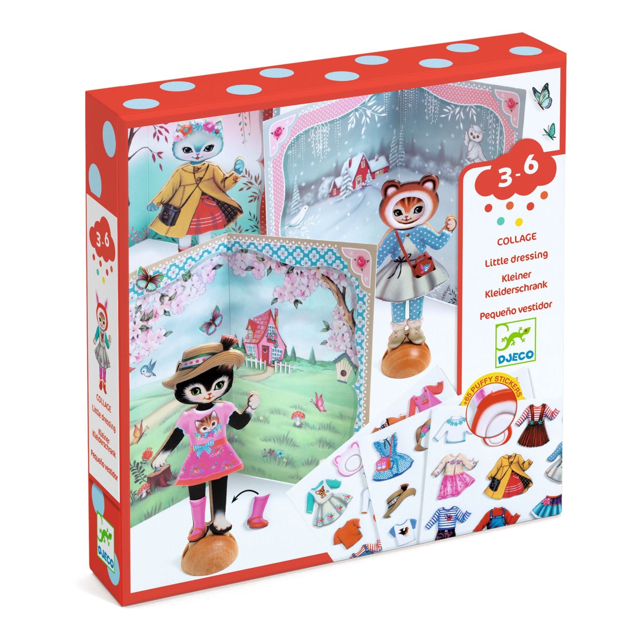  DJECO Sweet Nature Collage Paper Craft Kit : Toys & Games