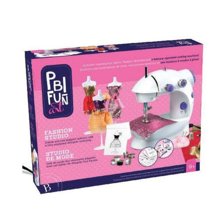 Kid Mini Sewing Machine Toy Electric Simulation DIY Mini Furniture Toy  Design Cloth Knitting Machine Toddler Girl Play House Toy