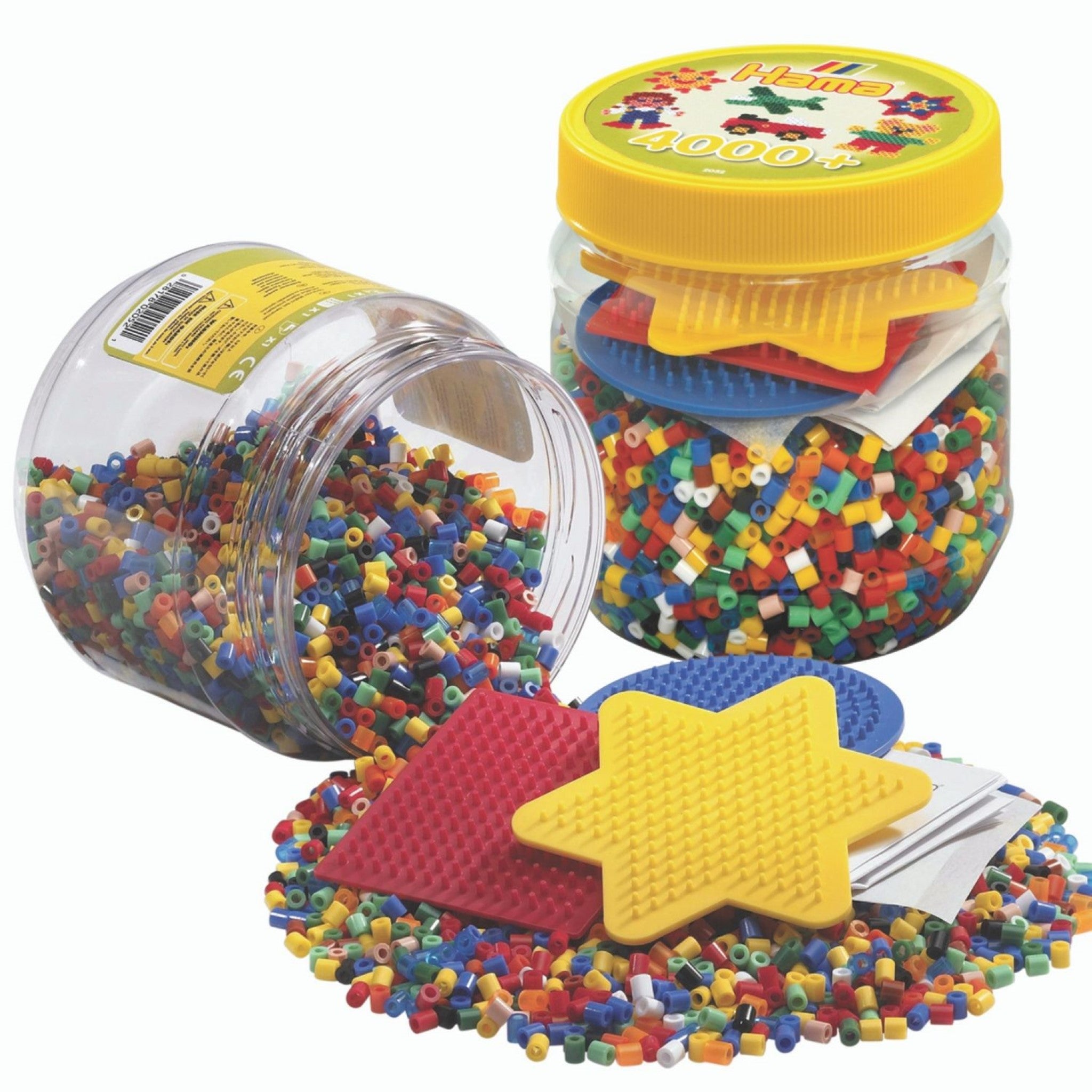 Hama Beads - Tub With Beads & Pegboards