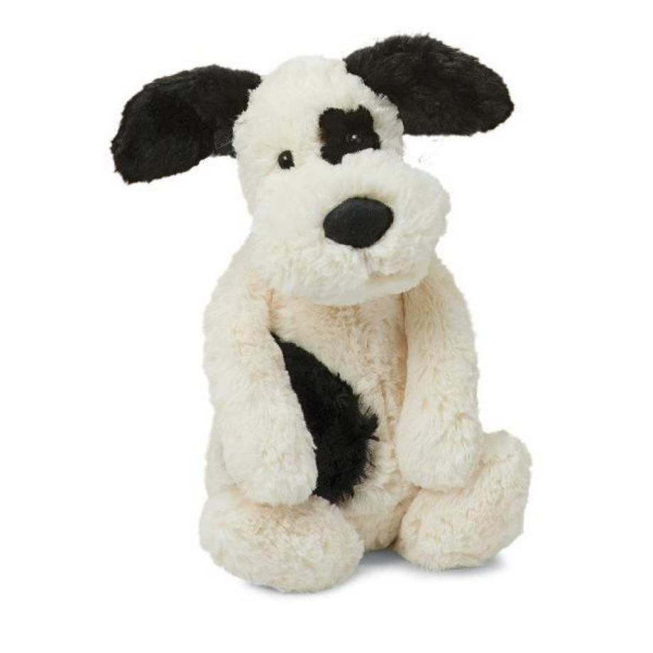 Jellycat Bashful Black Cream Puppy Scooter Girl Toys