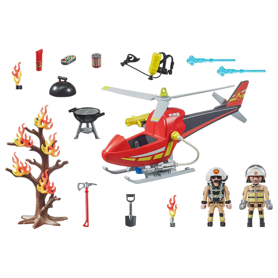 Forest fire helicopter - Playmobil Firemen 5617