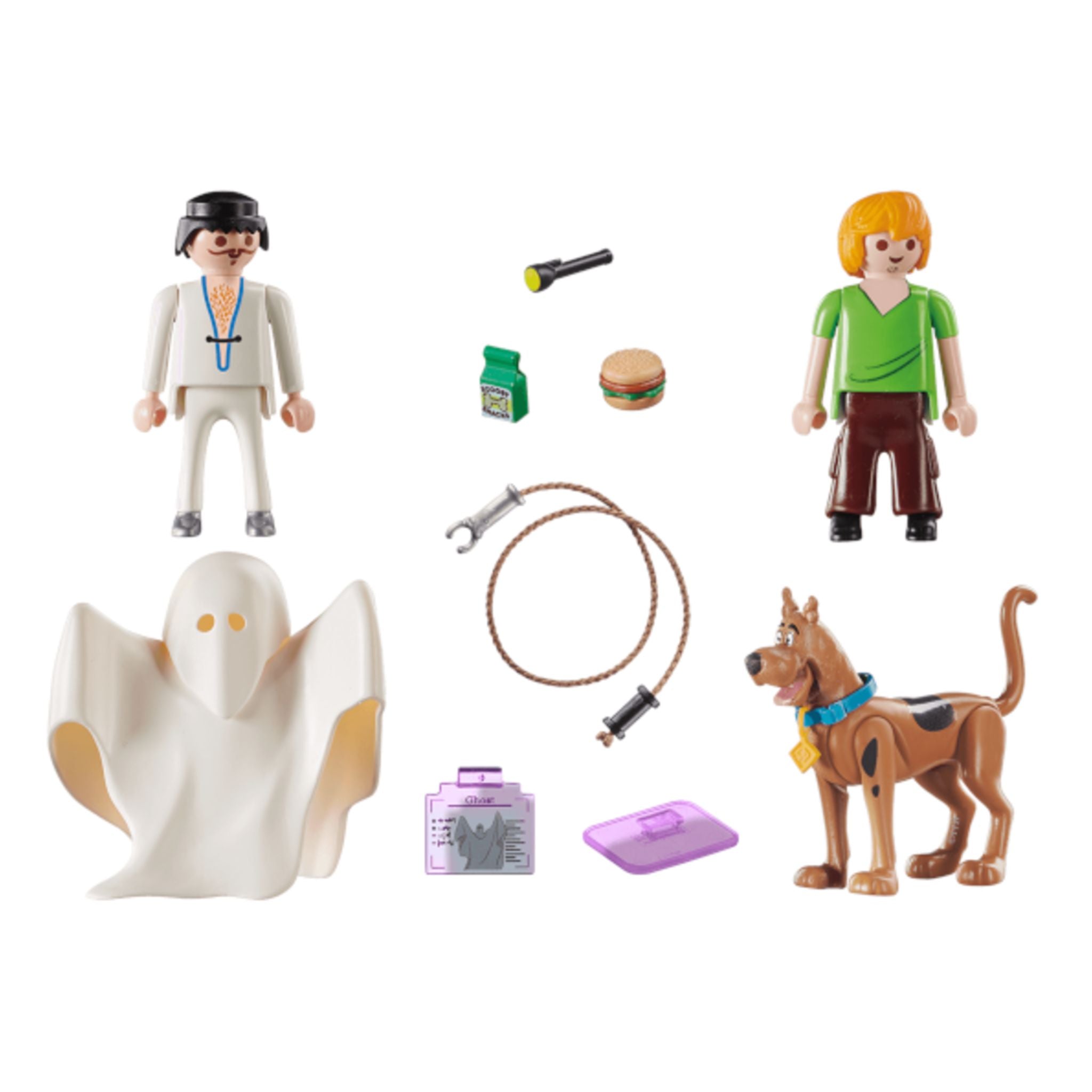 Playmobil - Scooby Doo! - Scooby & Shaggy with Ghost