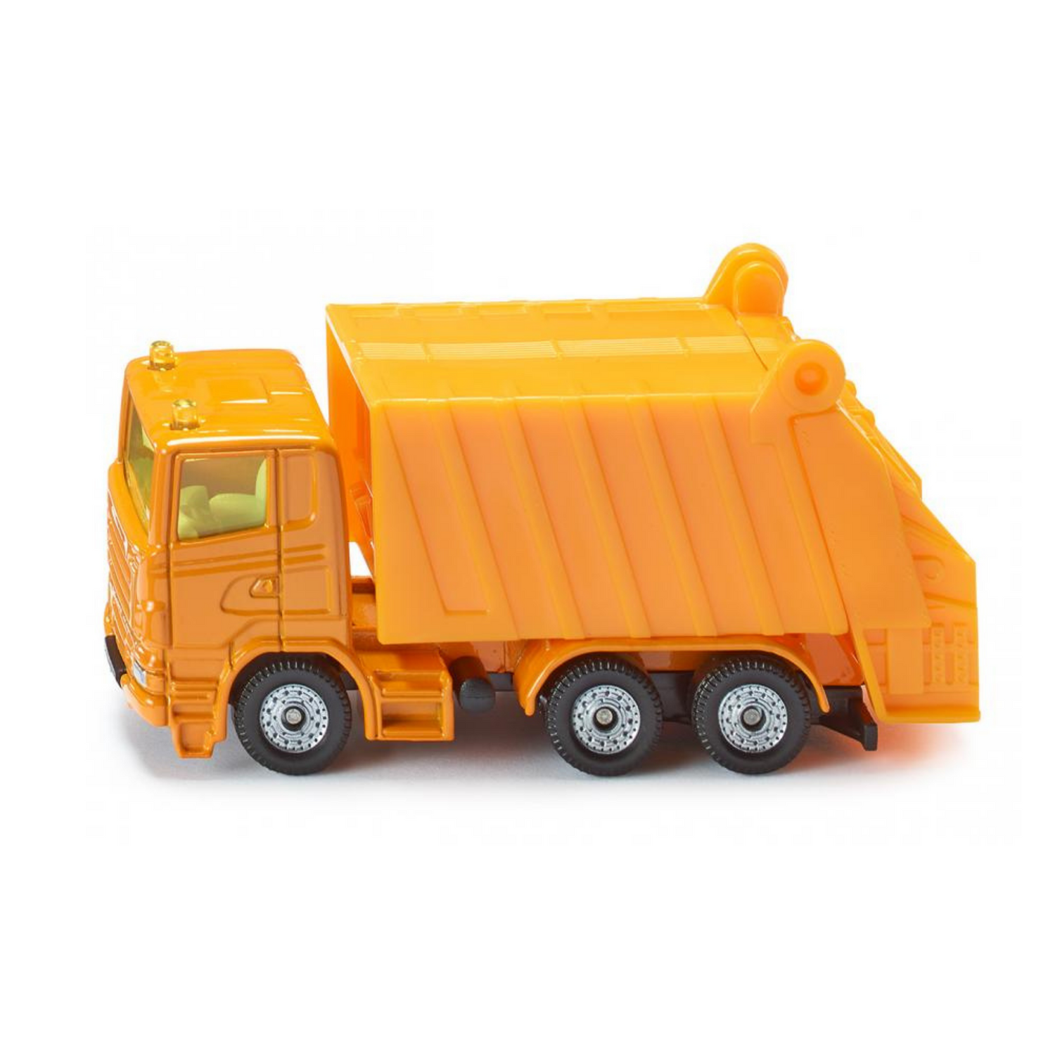 Yellow garbage top truck toy