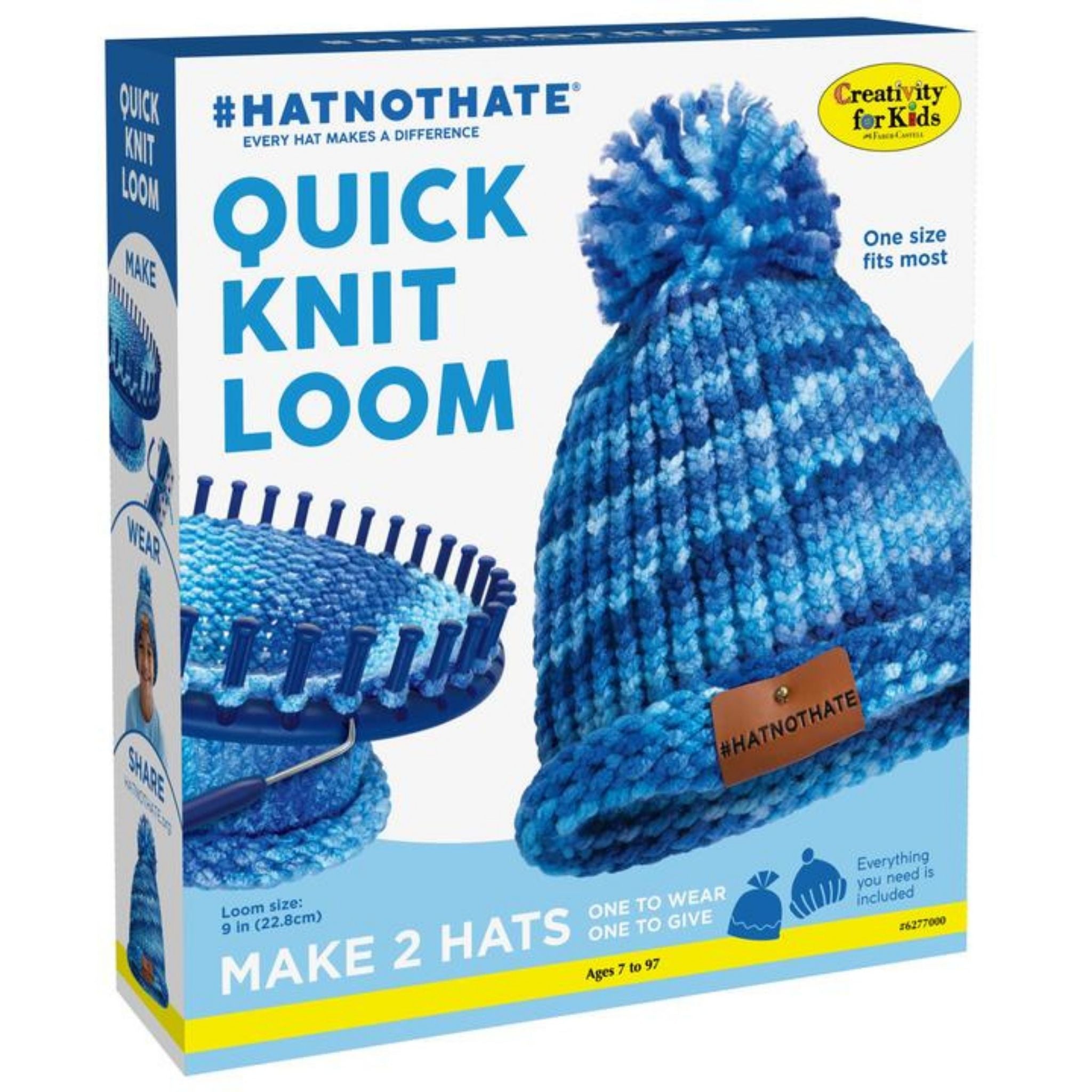 Creativity For Kids - Hat Not Hate Quick Knit Loom – Scooter Girl Toys